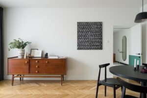 combinar muebles vintage con modernos