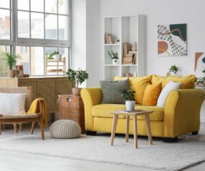 muebles de salón para pared con ventana