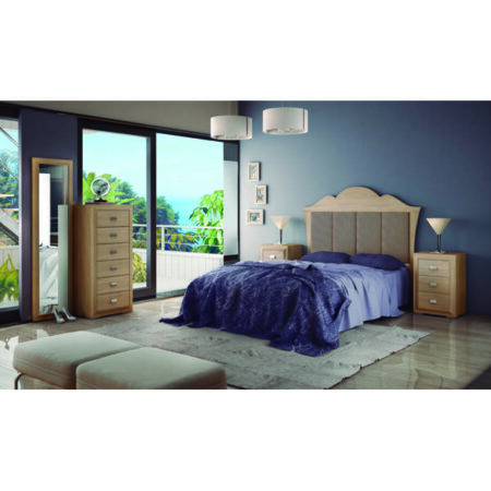 Dormitorio Adele cabecero rectángulos