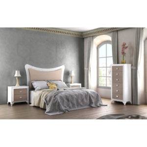 Dormitorio Adele cabecero liso enmarcado