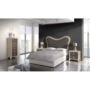 Dormitorio Adele cabecero botones en rombo