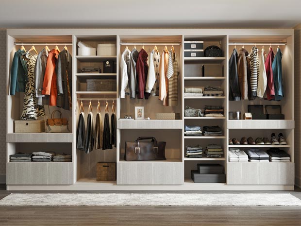 escritorio Realmente sustracción Interiores de armarios empotrados: ¿Cómo diseñarlos? - Molimobel