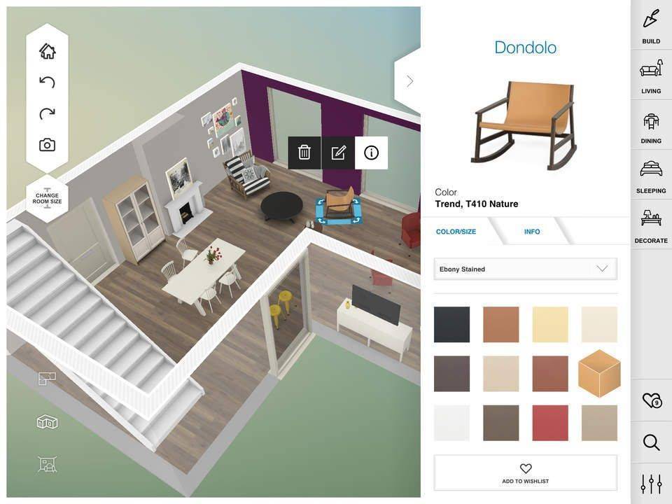 roble lago Atticus Las mejores Apps para diseñar interiores gratis - Molimobel